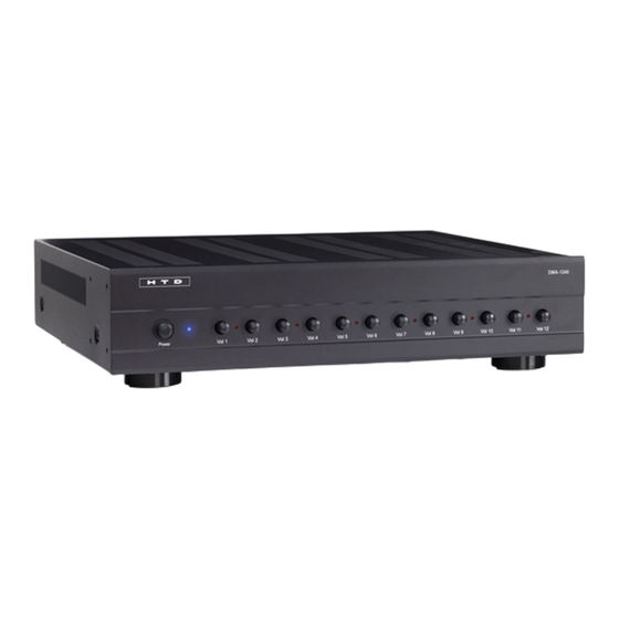 HTD DMA-1240 Owner's Manual