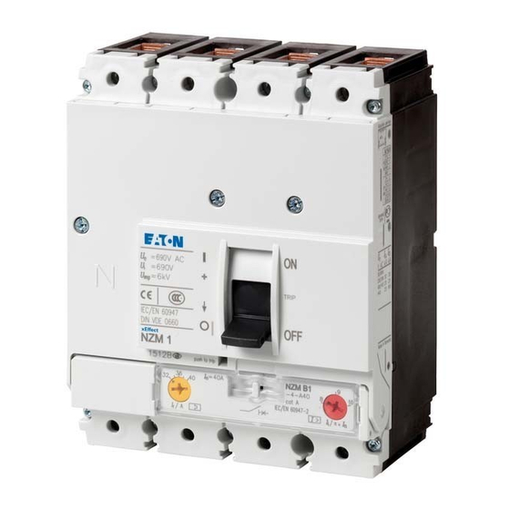 Moeller NZM1-XT Series Installation Instructions