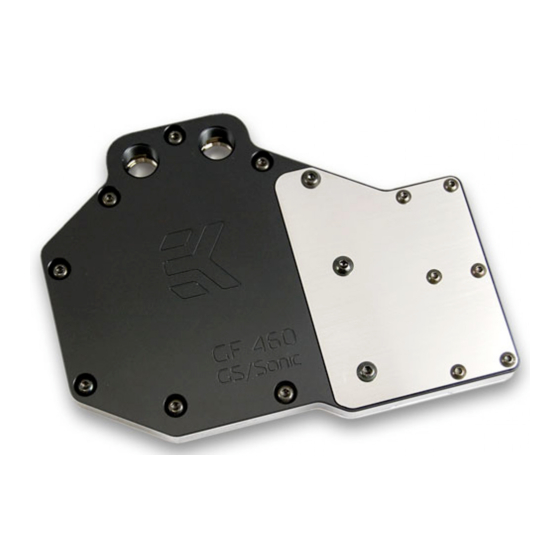 ekwb EK-FC460 GTX Installation And Mounting Manual