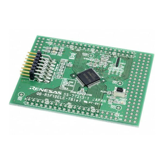 Renesas QB-R5F10WMG-TB User Manual