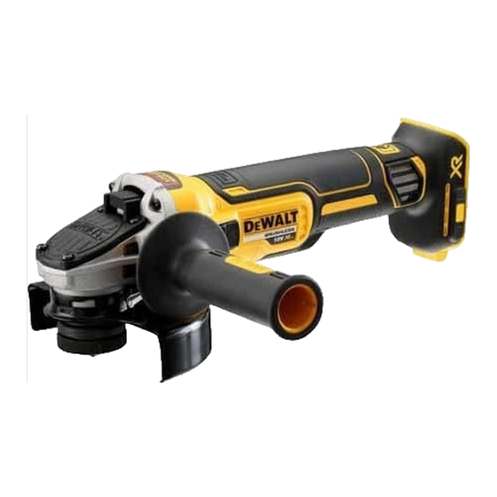 DeWalt DCG405FN-XJ Angle Grinder Manuals