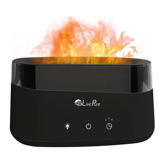 LivePure AquaFlame LP300HUM Owner's Manual