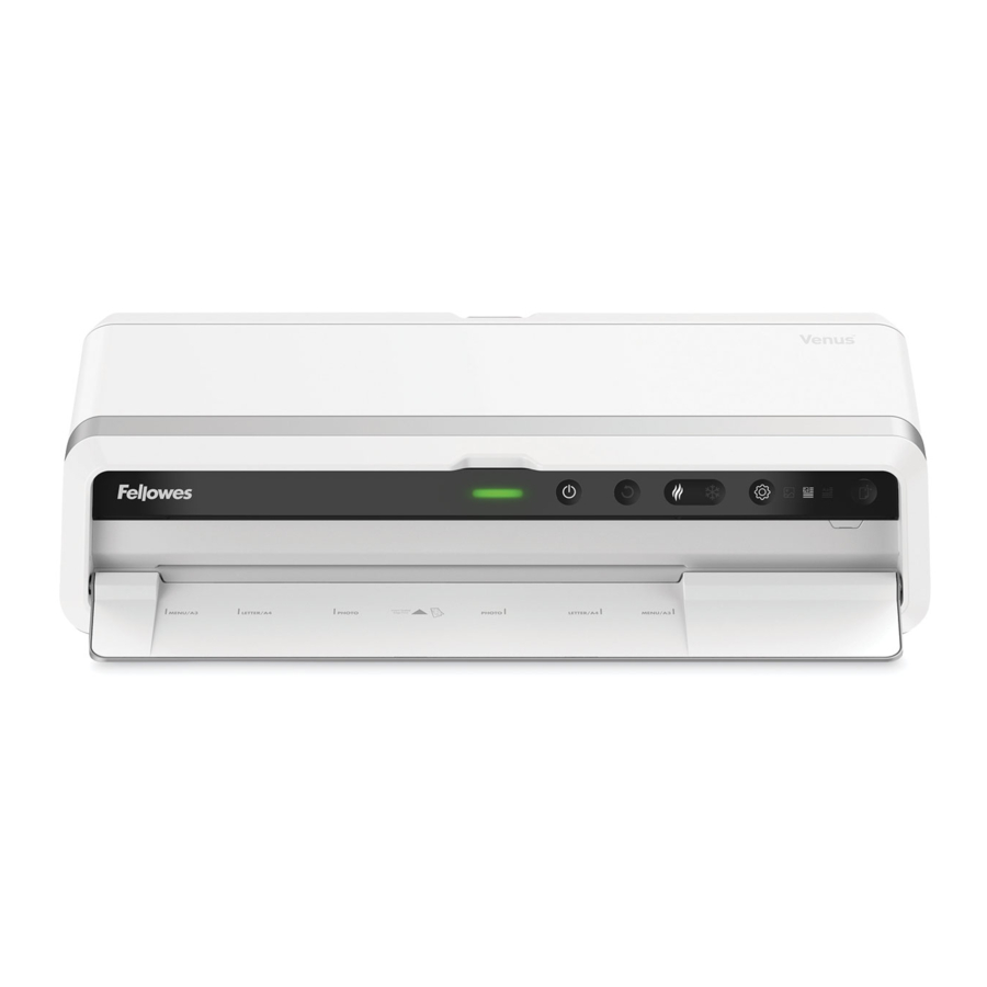 Fellowes Venus 125 (FEL5746101) Manual