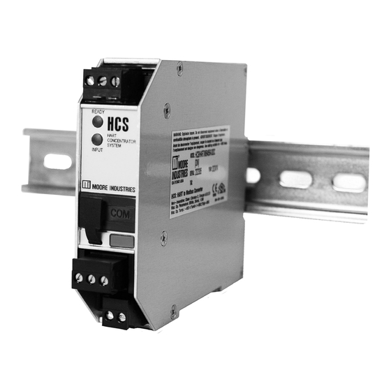 Moore HCS Installation Manual