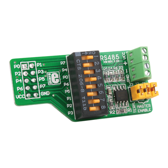 mikroElektronika RS485 User Manual