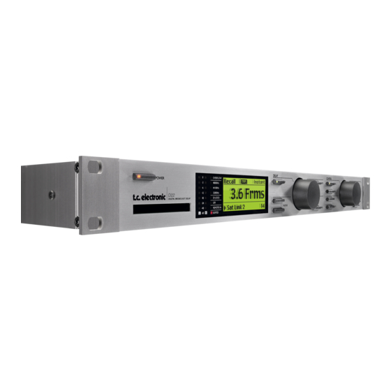 TC Electronic D22 User Manual