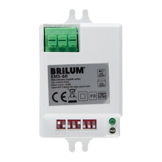 Brilum EMS-60 Installation And Operating Manual
