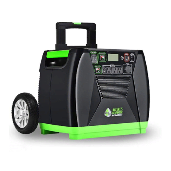 Nature's Generator Elite User Manual