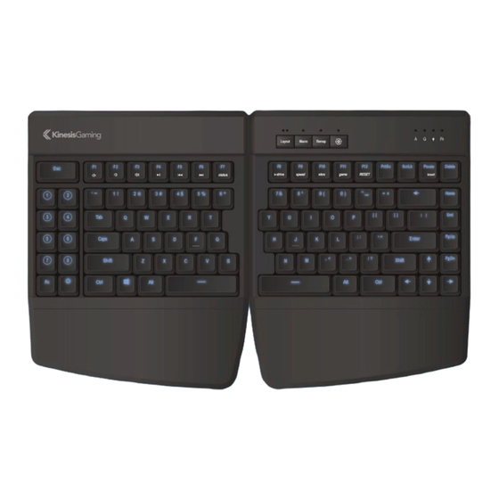 Kinesis Gaming FREESTYLE EDGE Quick Start Manual