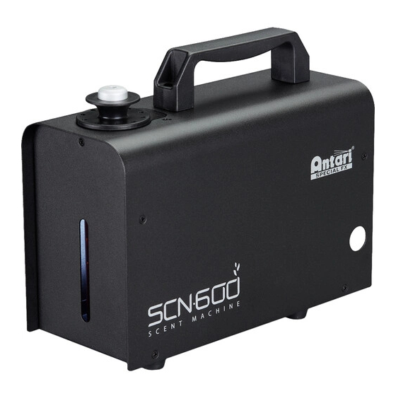 Antari SCN 600 User Manual