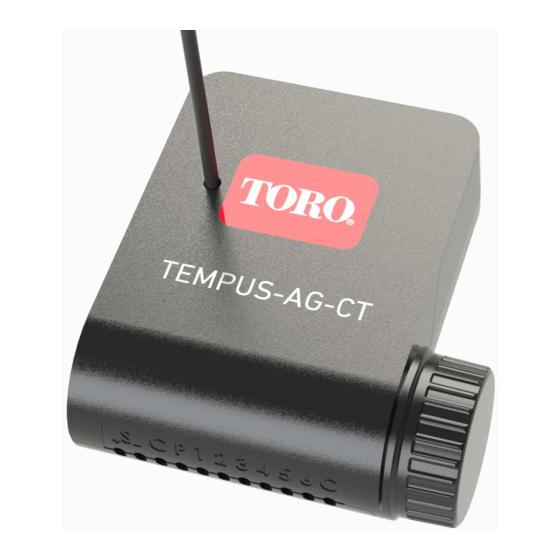 Toro TEMPUS-AG-MV Manuals
