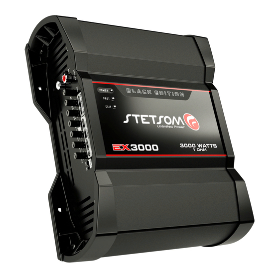 StetSom BLACK EDITION EX3000 User Manual
