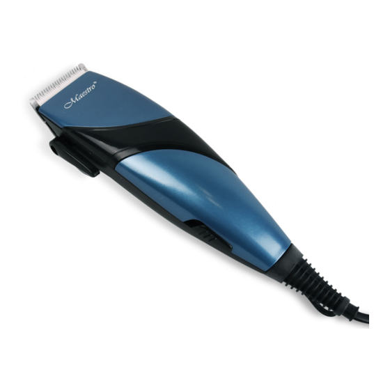 Maestro MR655C Hair Clipper Set Manuals