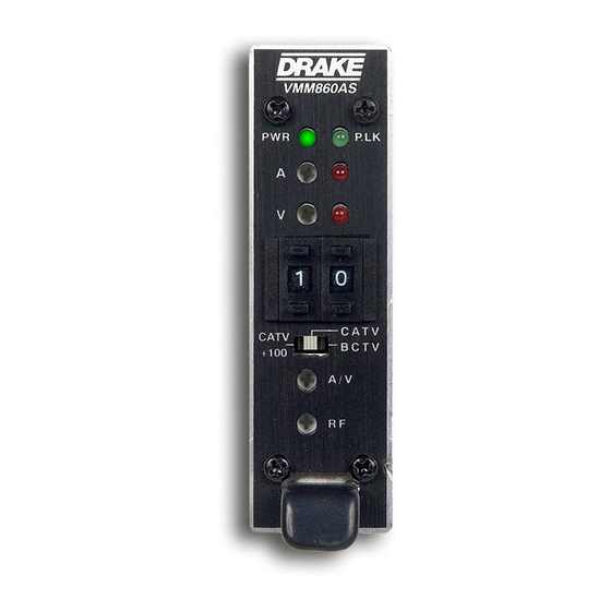 DRAKE VMM860AS Manual