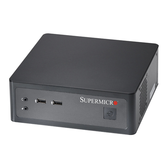 Supermicro SUPERO SuperServer 1018L-MP User Manual