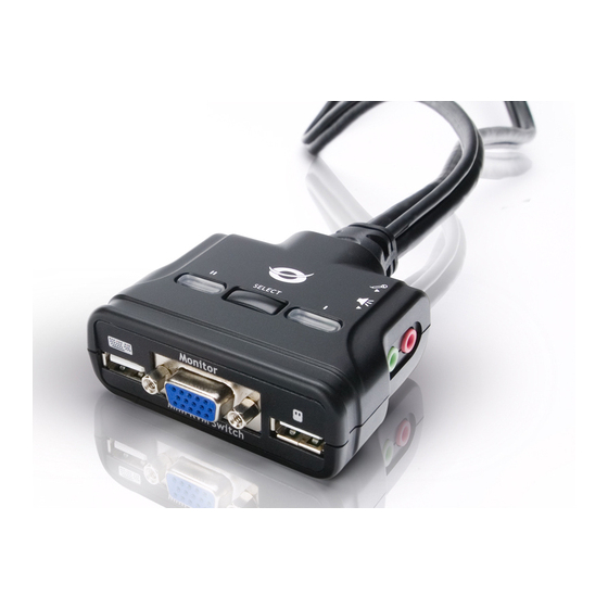 Conceptronic CKVM2UM Quick Installation Manual