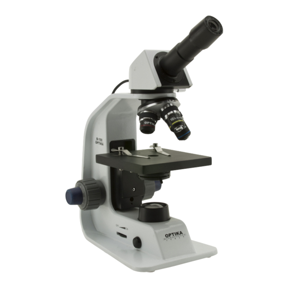 Optika B-150 Operation Manual
