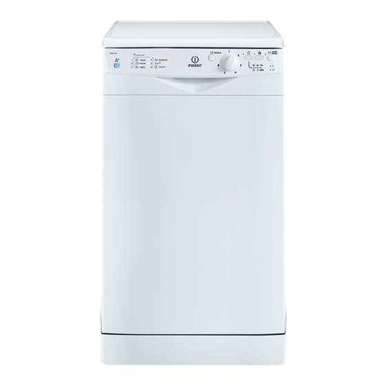 Indesit DSG 2631 Operating Instructions Manual