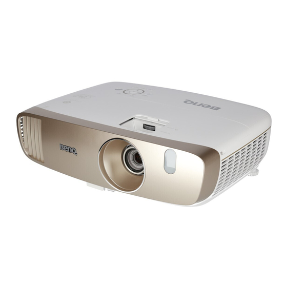 BenQ W2000 Quick Start Manual