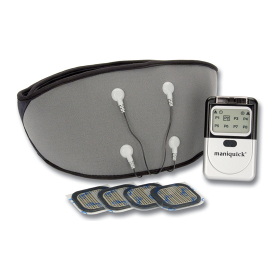 maniquick THERAPYQUICK Manual