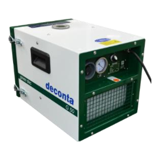 deconta green dec G 50 Operating Instructions Manual