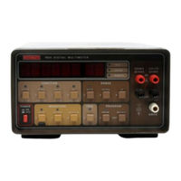 Keithley 195A Quick Reference Manual