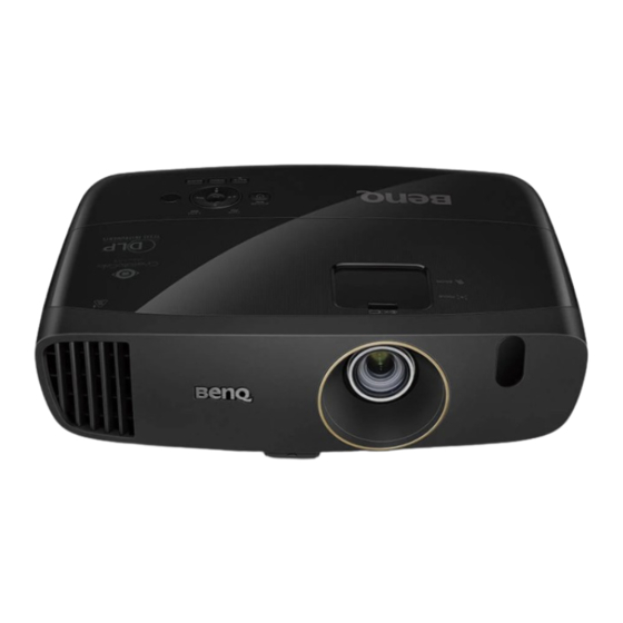 BenQ W2000+ User Manual