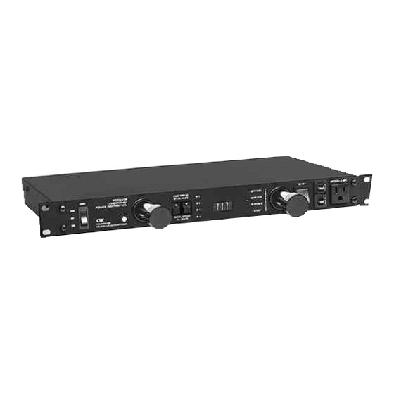 ETA Systems PD11LP Owner's Manual