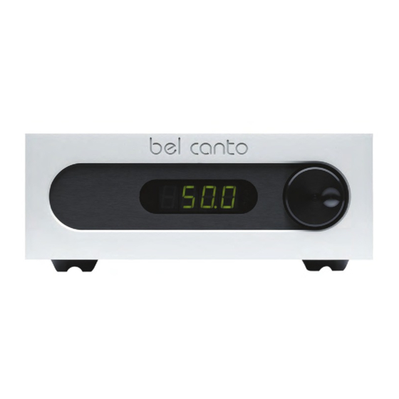 Bel Canto S300i e.One Series Manuals