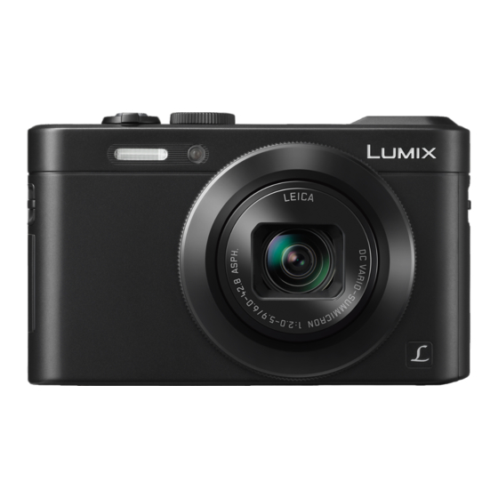 Panasonic Lumix DMC-LF1 Basic Operating Instructions Manual