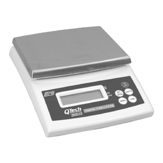 QTech ECS Series Installation And Operating Instructions Manual