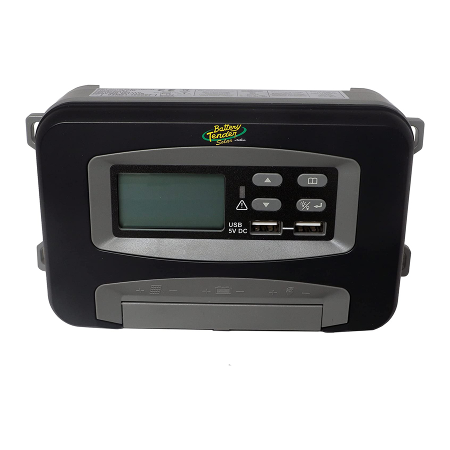 Deltran Battery Tender Solar Charger Controller Manuals