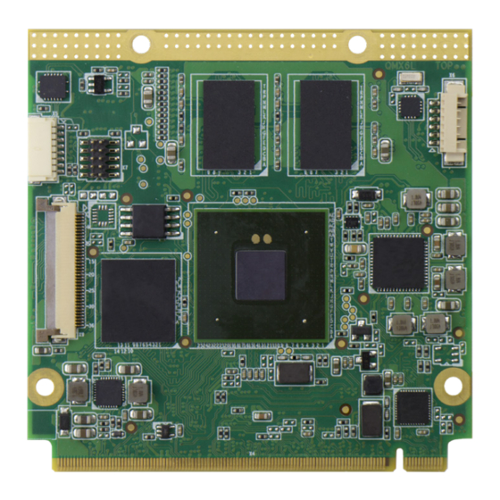 Congatec Qseven conga-QMX6 User Manual