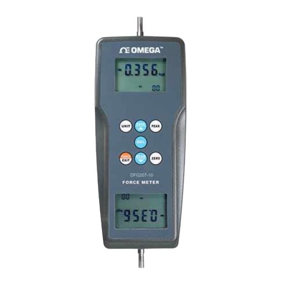 Omega DFG207 User Manual