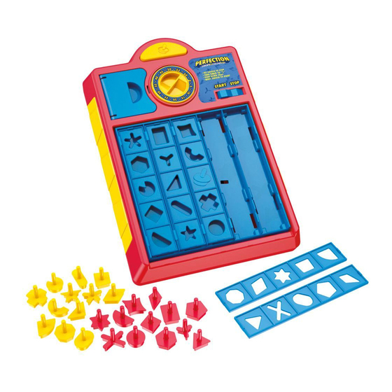 Hasbro Gaming PERFECTION Instruction Manual