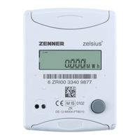 Zenner zelsius C5-ISF Installation And Operating Instructions Manual