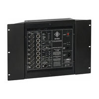 Neumann.Berlin REK 3 Operating Manual