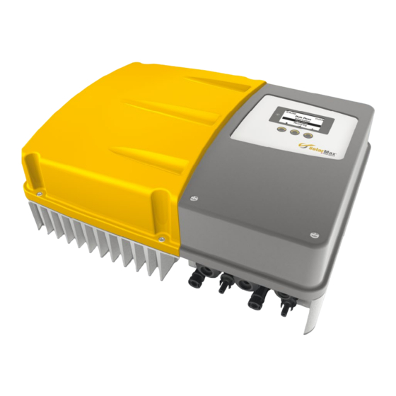 SolarMax 4TP Instruction Manual