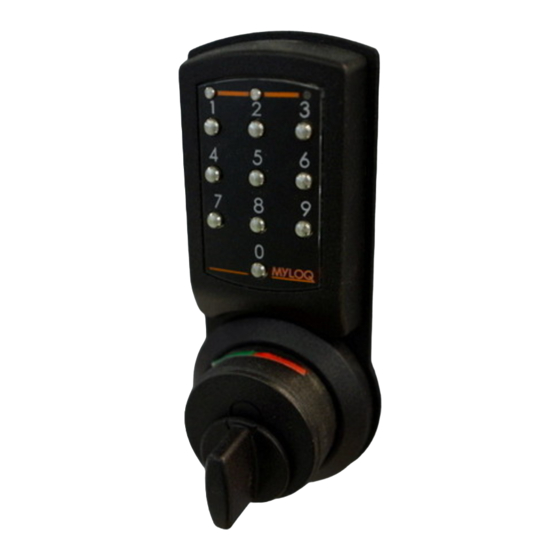 MYLOQ Code Cylinder 1101 Instruction Manual