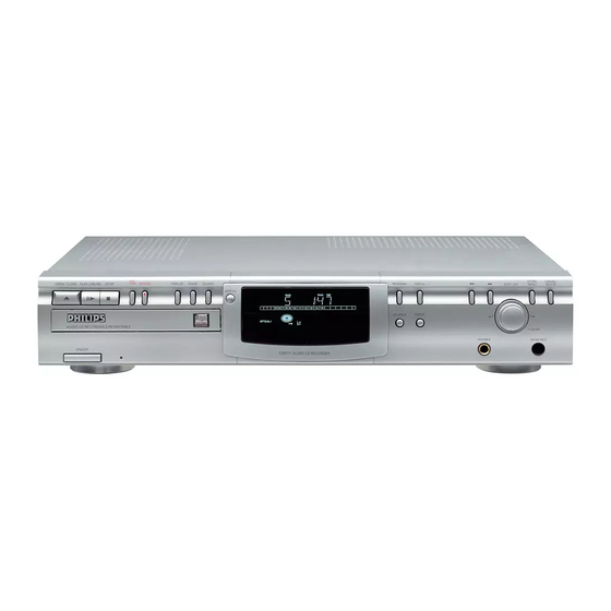 Philips CDR770 Instructions For Use Manual