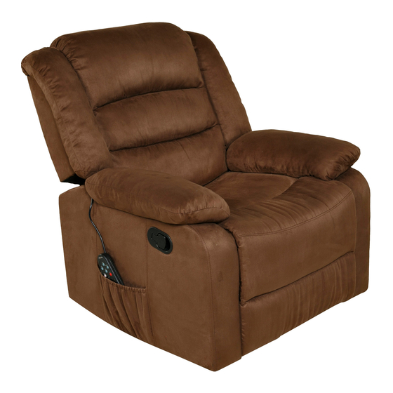 Relaxzen massage deals rocker recliner