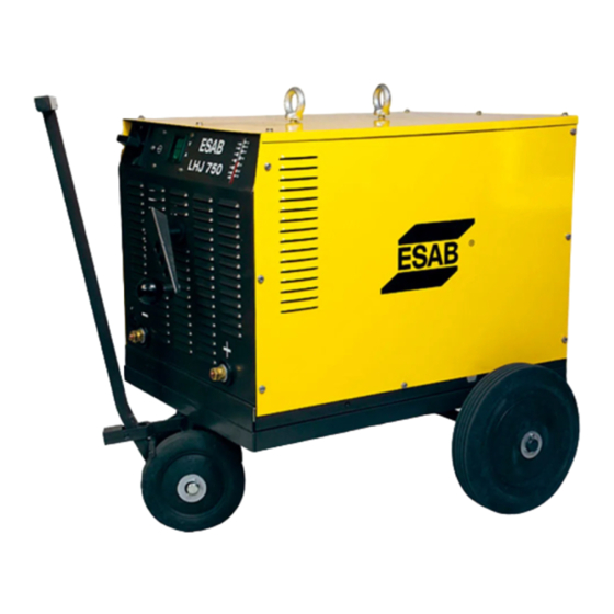 ESAB LHJ 750 Instruction Manual