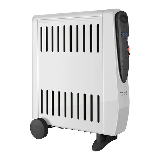 User Manuals: Taurus Tuareg 1500 Oil Filled Radiator