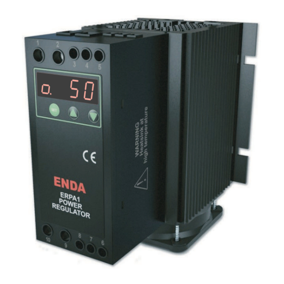 sisel ENDA ERPA1 Series Quick Start Manual