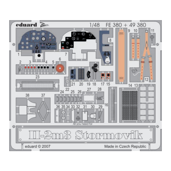 Eduard FE380 Instruction Sheet