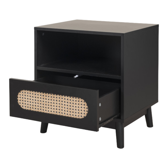 Mocka Claremont Bedside Table Assembly Instructions Manual