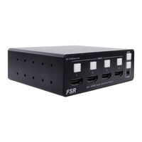FSR DV-T6SS4K-41A User Manual