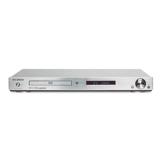 Samsung DVD-HD850 User Manual