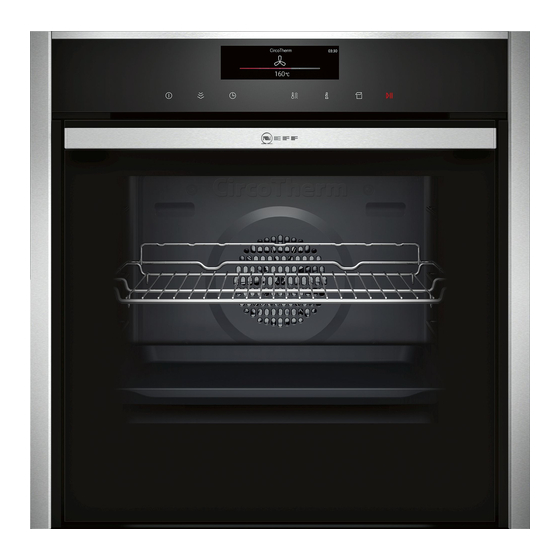 NEFF B58VT68H0 Instruction Manual