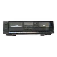 Sony TC-W345 Service Manual